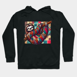 Stitched Sloth Hoodie